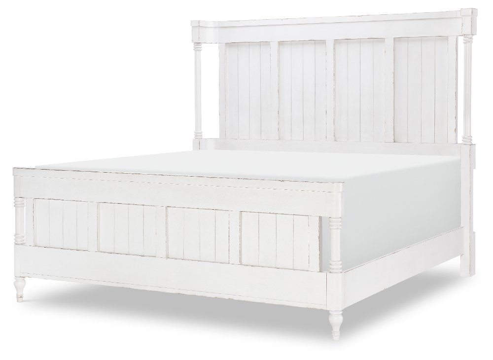 Country Living White King Shelter Bed