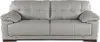 Baron Gray Leather Sofa