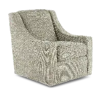 Pine Clover Green Swivel Accent Chair