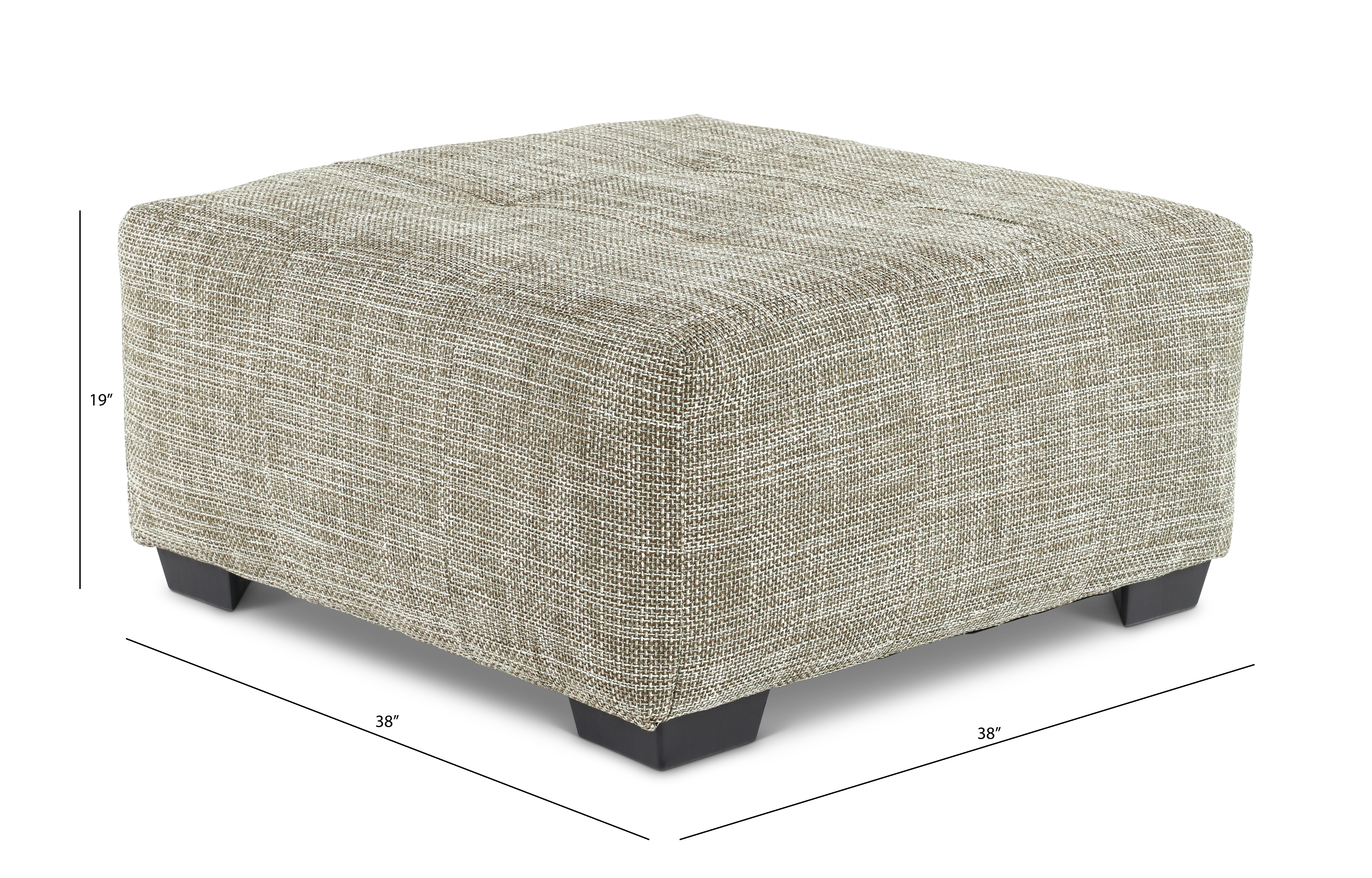 Pine Clover Green Cocktail Ottoman-3