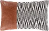 Fiona Black and Brown Lumbar Pillow