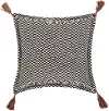 Fiona II Brown Leather Accent Pillow
