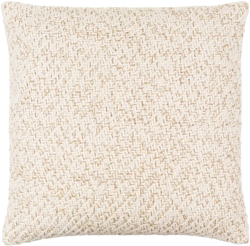 Rannell Tan and Cream Accent Pillow