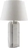 TLD002 Tallado White Marble Table Lamp