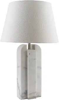 TLD002 Tallado White Marble Table Lamp
