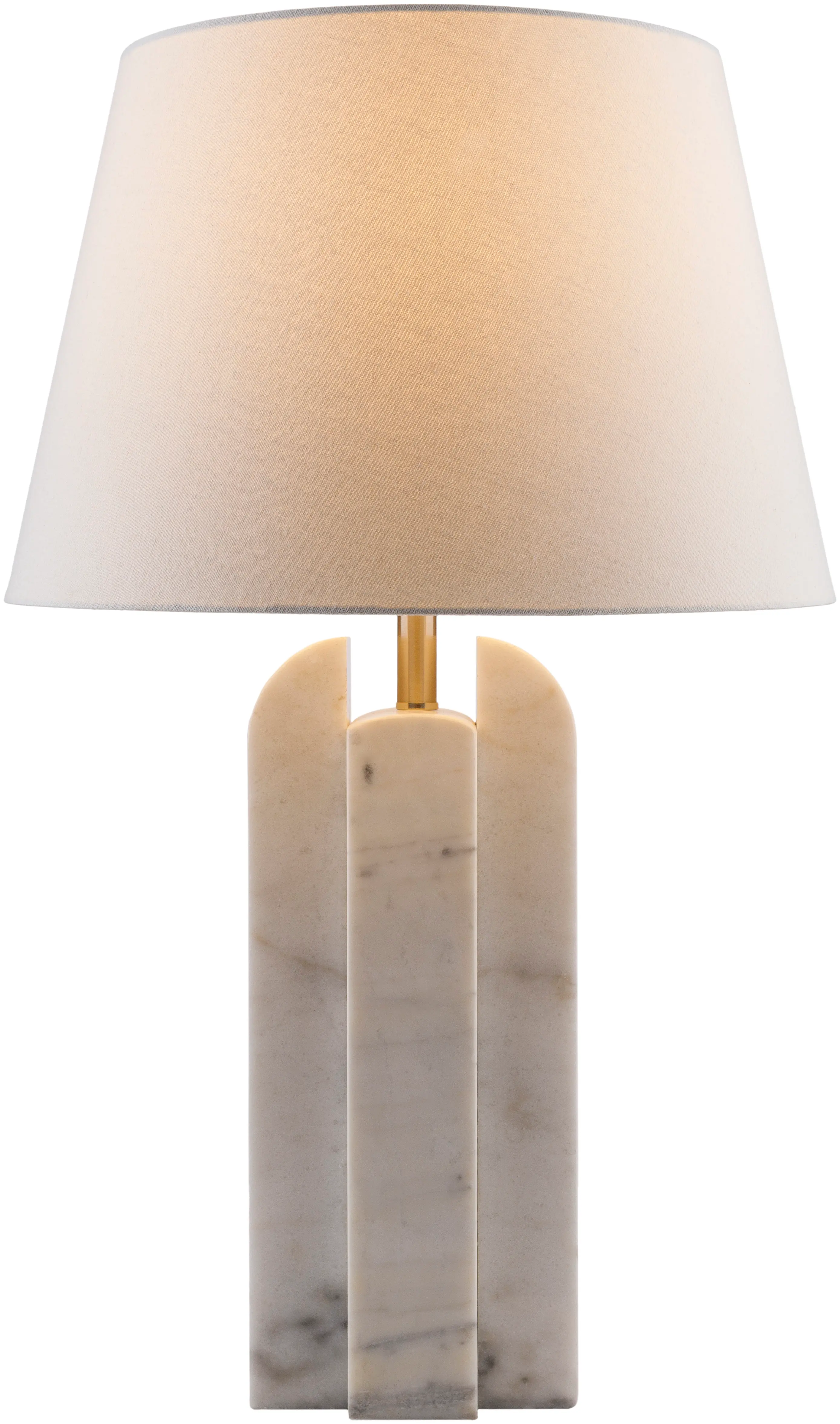 TLD002 Tallado White Marble Table Lamp-6