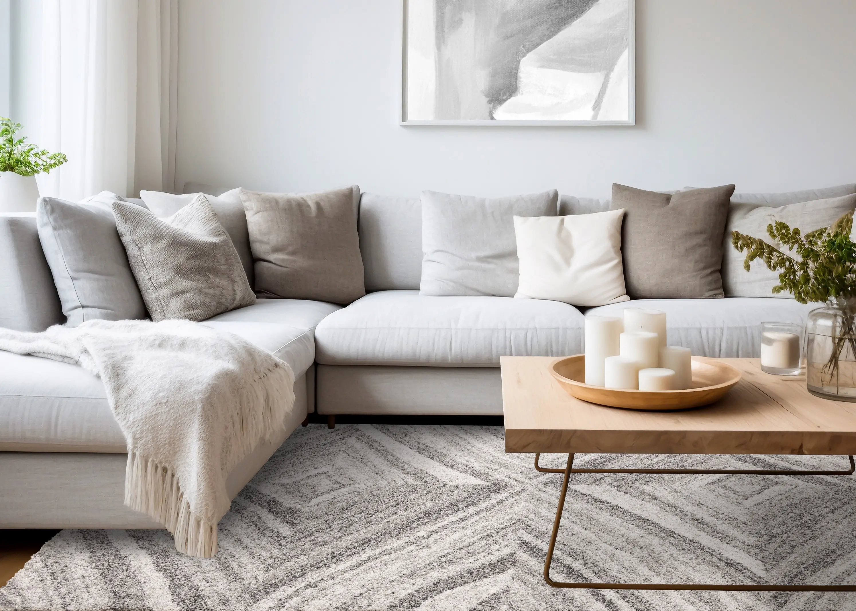 Mora 8 x 11 Gray Shaded Paragon Area Rug-2