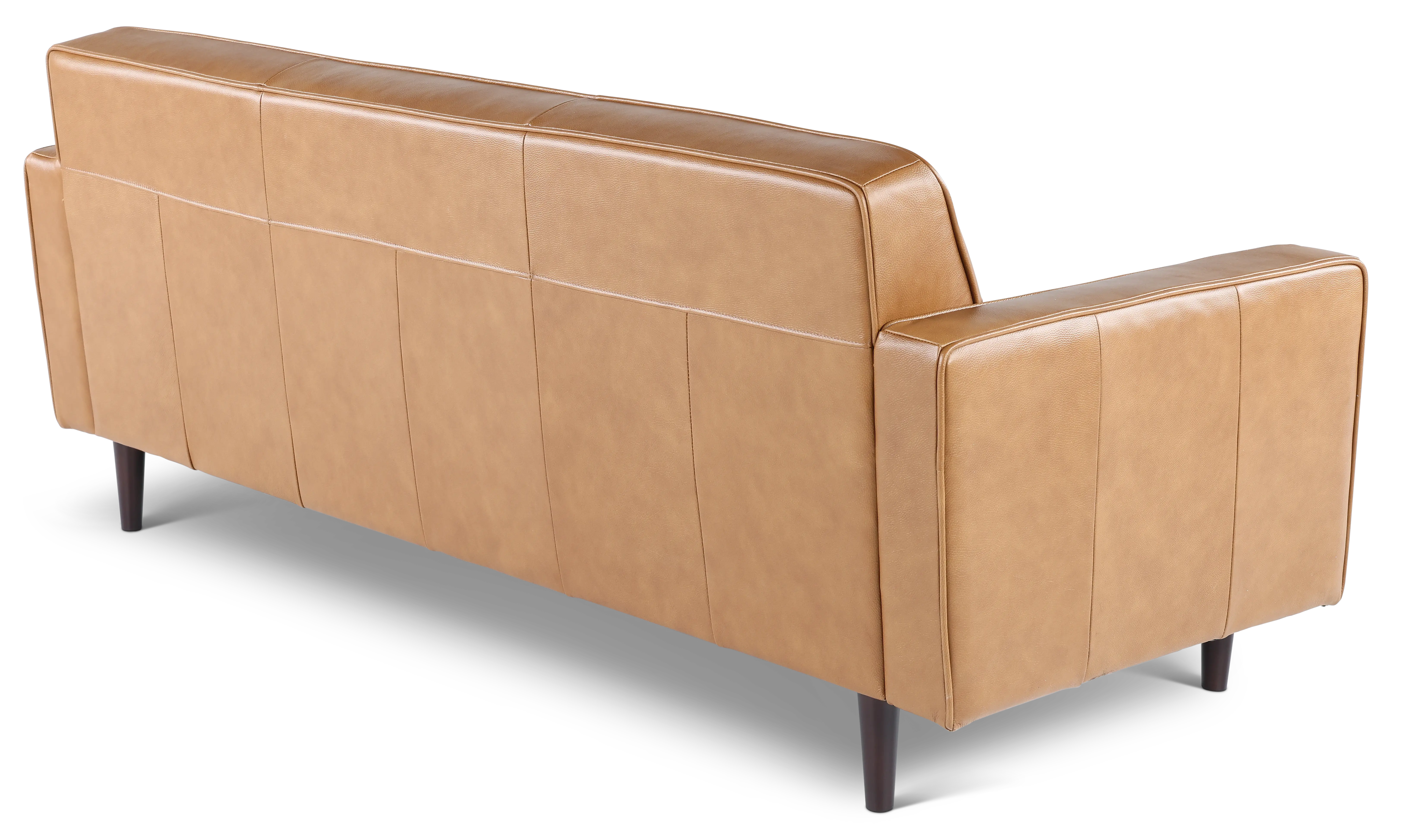 Stark Tan Leather Sofa-4