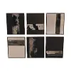 Linus Hand-Painted Art Set of 6