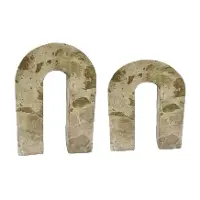 Pompano Beige Marble Arches Decor