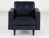 Stark Blue Leather Chair