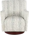 Clara Gray Mist Swivel Chair