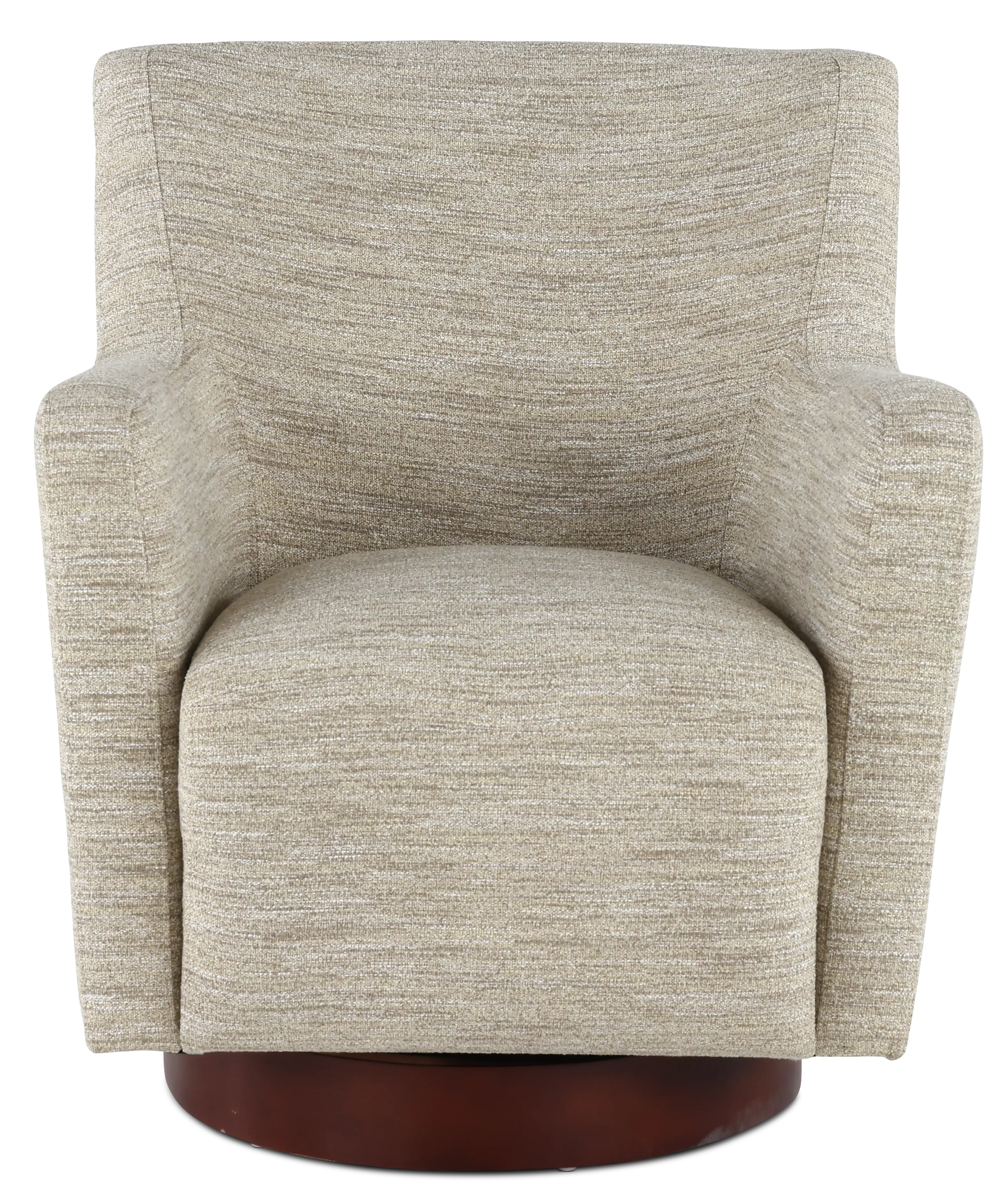 Clara Speckled Tan Swivel Chair-1