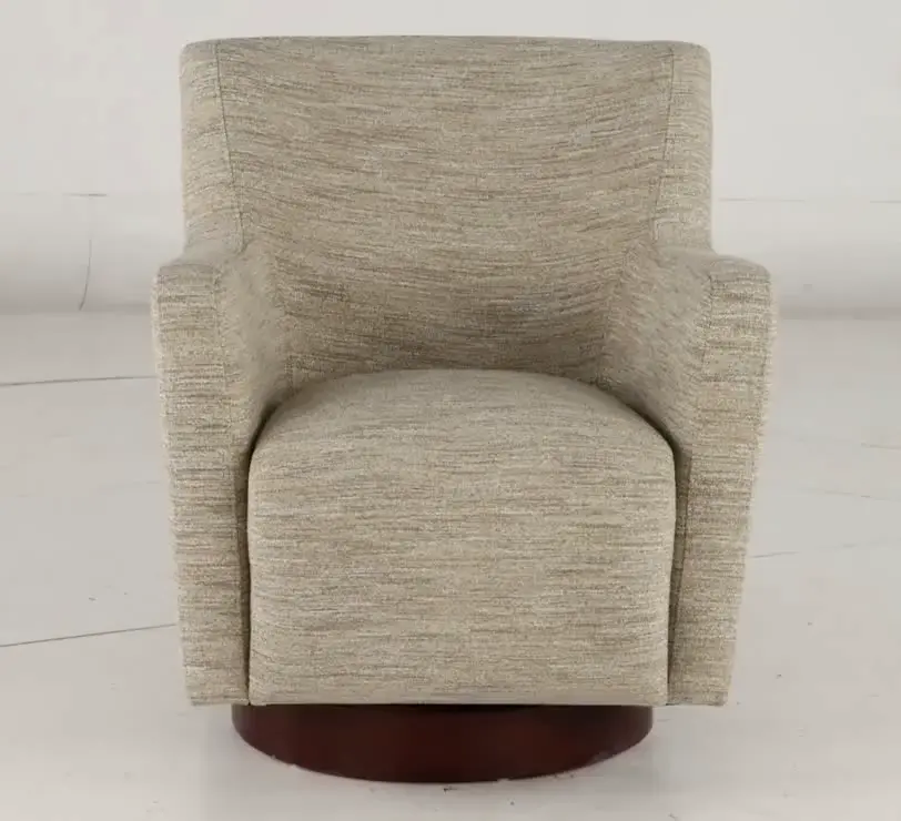 Clara Speckled Tan Swivel Chair-5