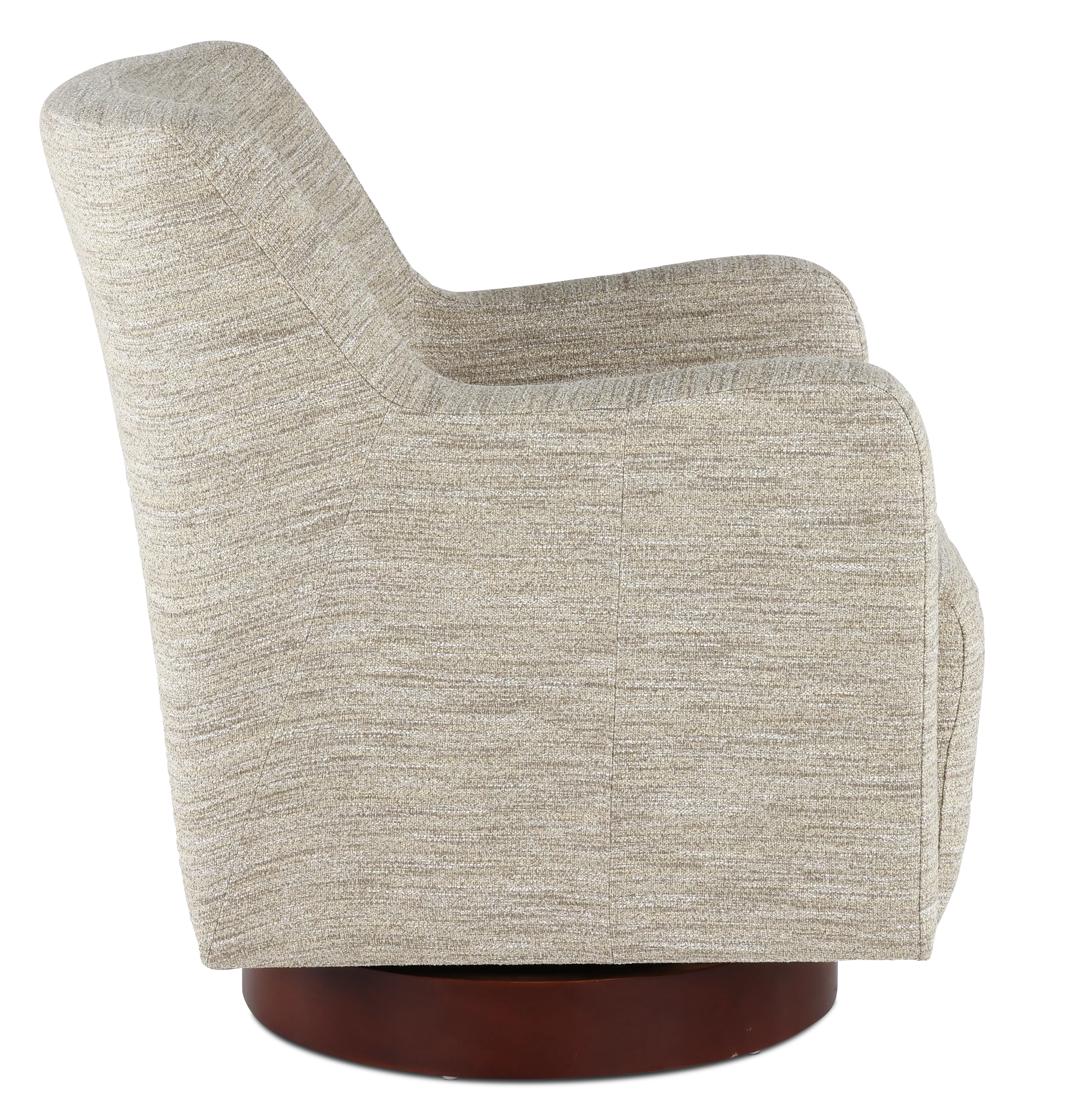 Clara Speckled Tan Swivel Chair-6