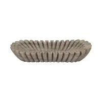 Arkin 16  Tan Wavy Marble Bowl