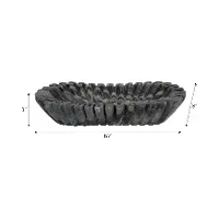 16  Arkin Green Wavy Marble Bowl