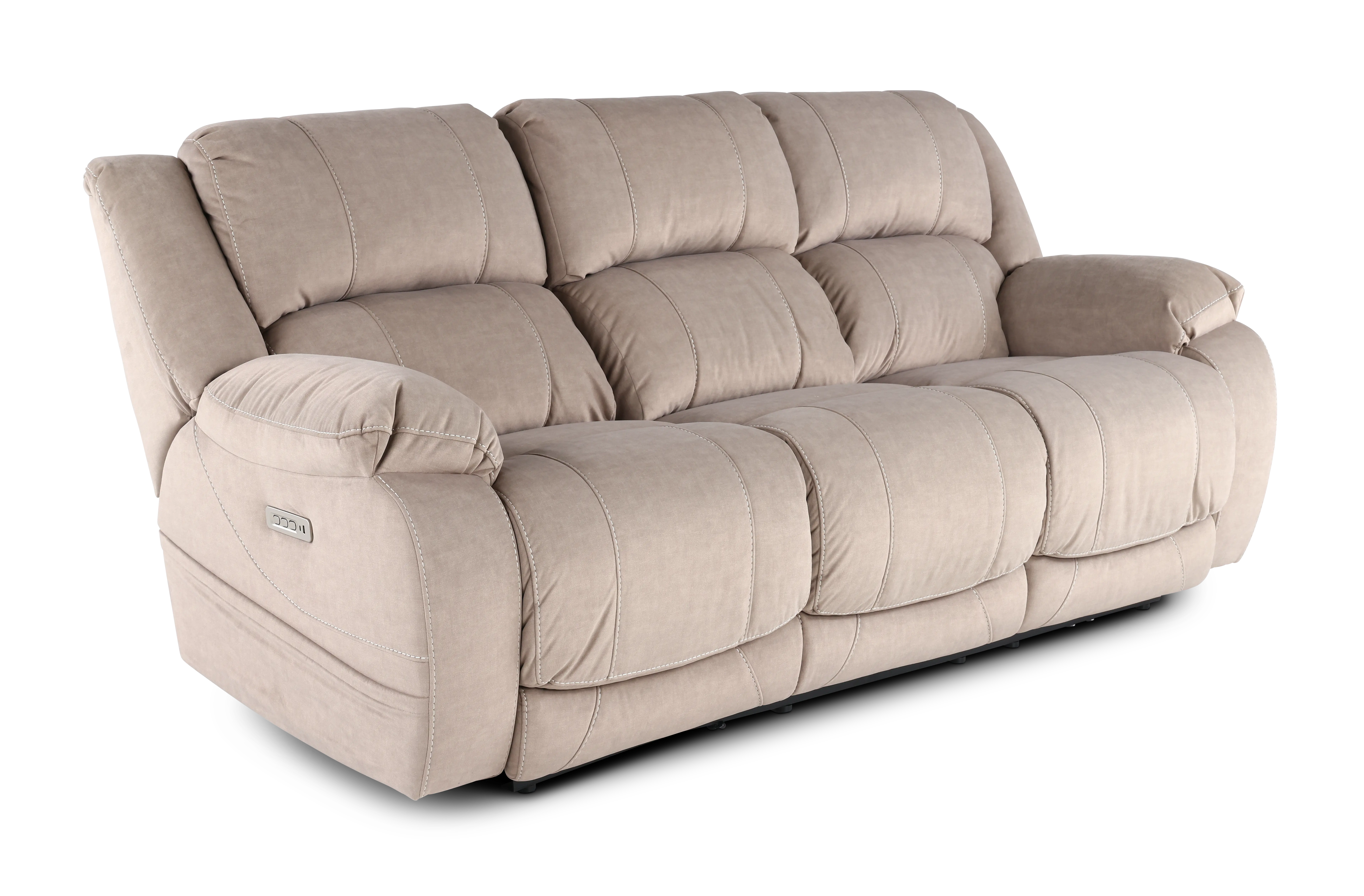 Port Arthur Khaki Power Reclining Sofa-2