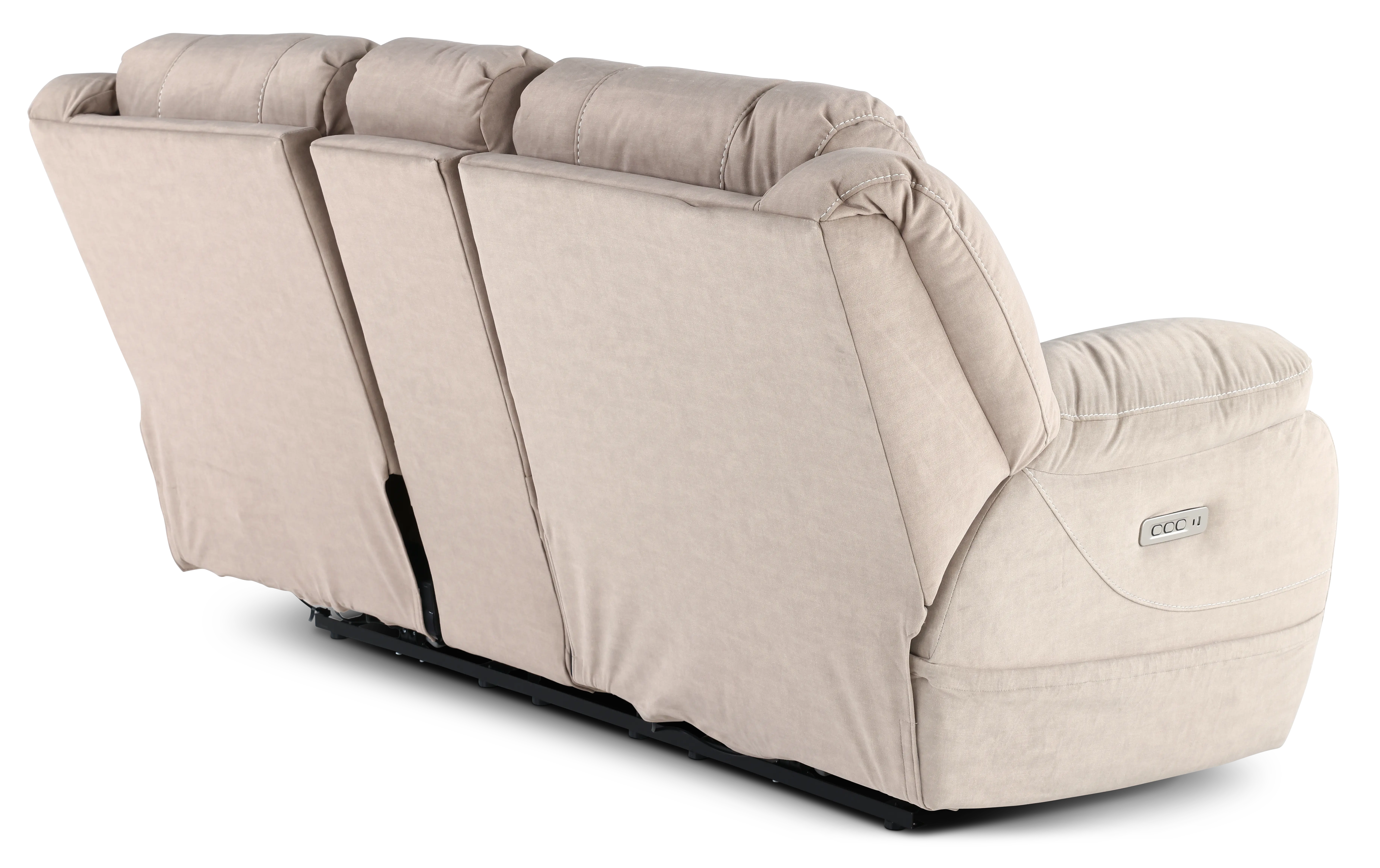 Port Arthur Khaki Power Reclining Loveseat with Console-7