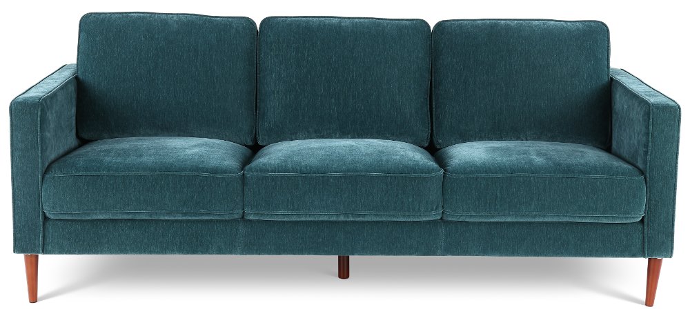 Fern Jade Blue Sofa