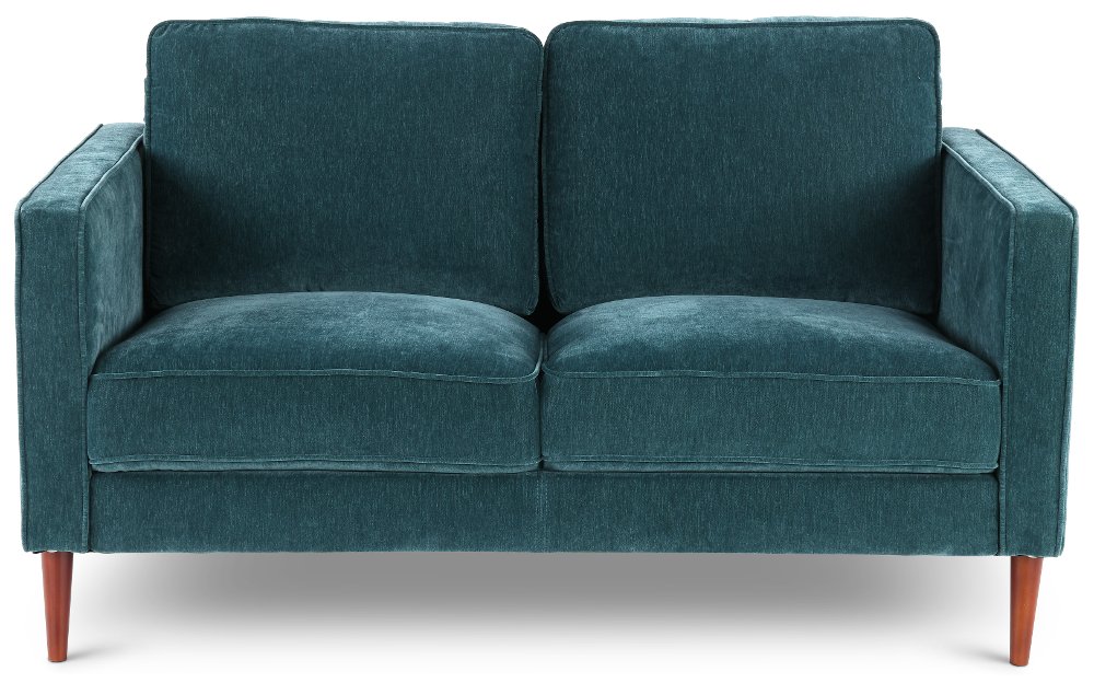 Fern Jade Blue Loveseat