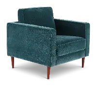 Fern Jade Blue Chair