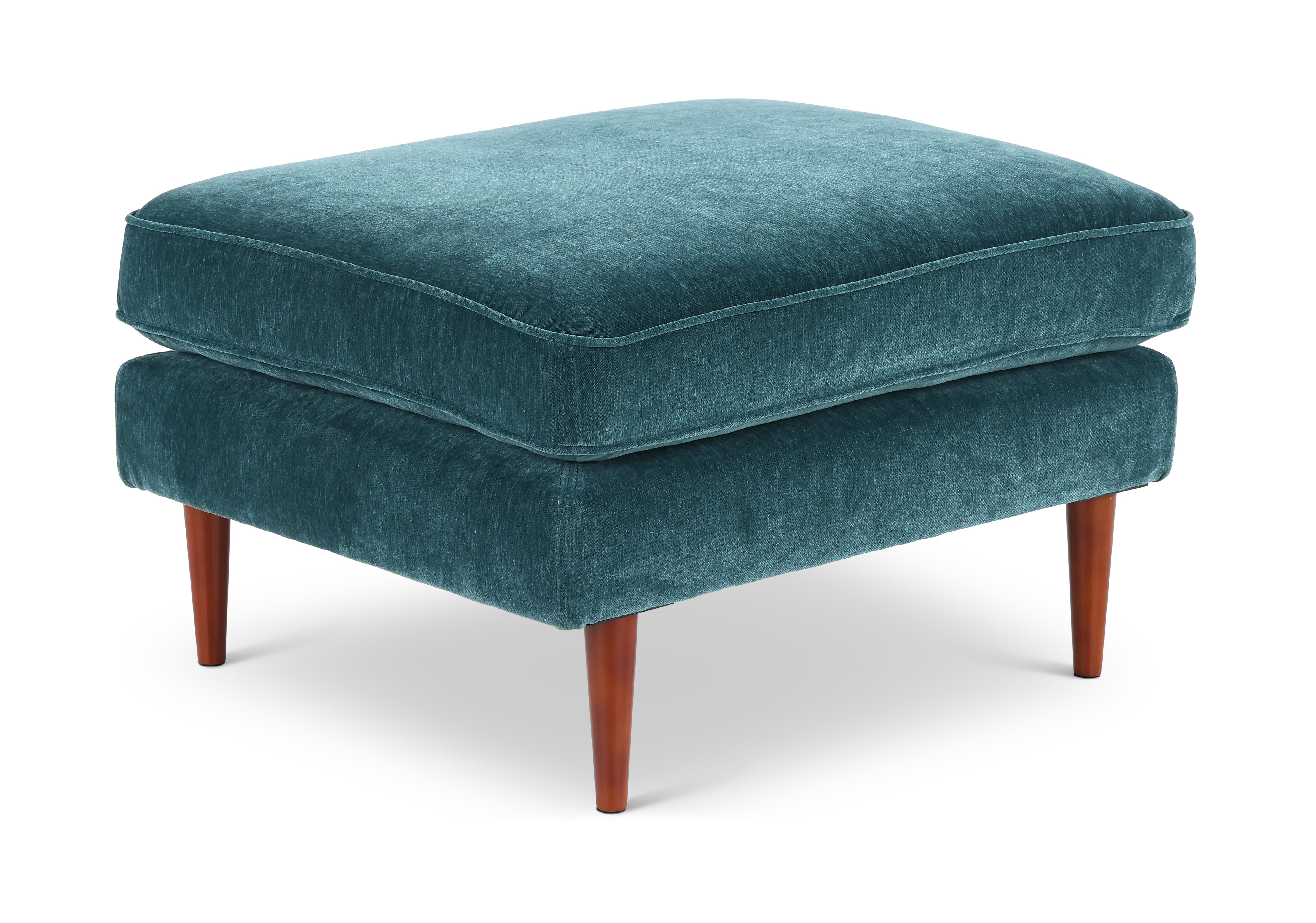 Fern Jade Blue Ottoman-1