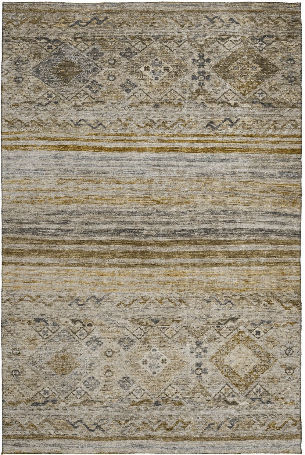 Karaj 8 x 10 Brown Area Rug