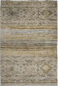 KJ4BR8X10 Karaj 8 x 10 Brown Area Rug