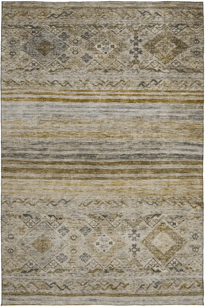 Karaj 8 x 10 Brown Area Rug