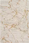 MER2300576 Mermer 5 x 8 Yellow and Beige Area Rug
