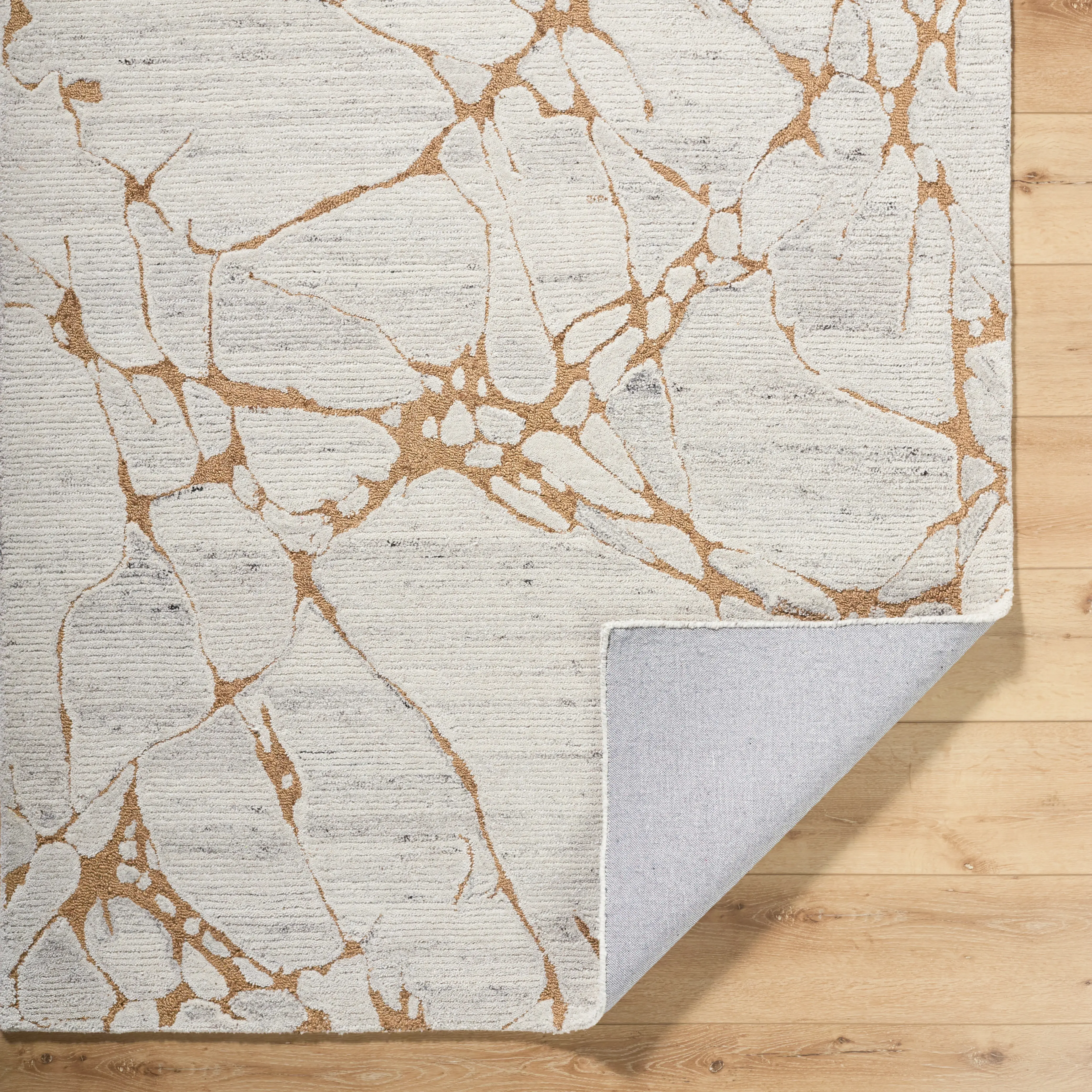 MER2300576 Mermer 5 x 8 Yellow and Beige Area Rug-5