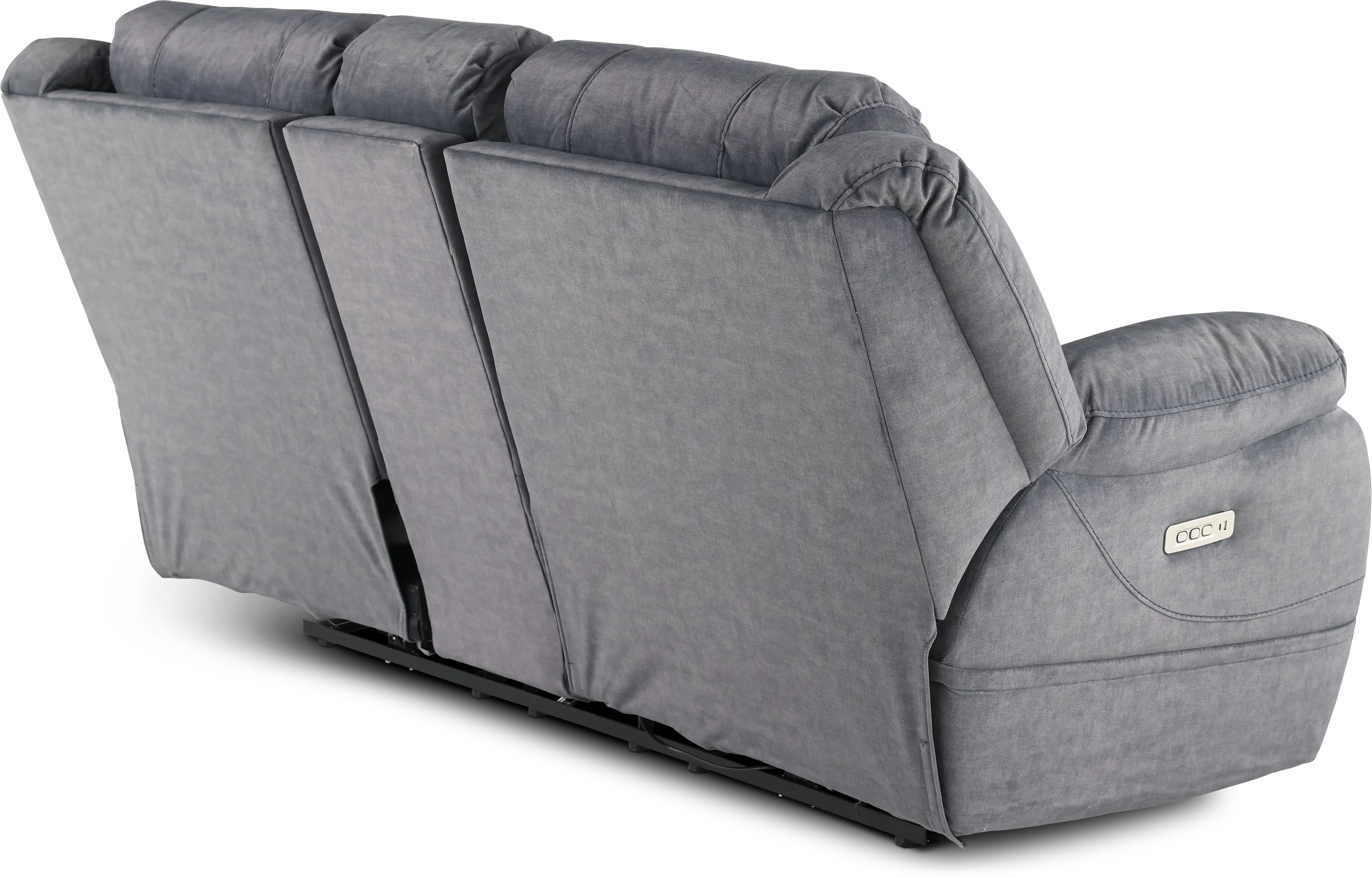 Port Arthur Gray Power Reclining Loveseat with Console-6