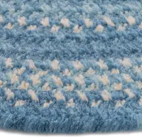 0377VS05000800400 Bambini 5 x 8 Blue Oval Area Rug