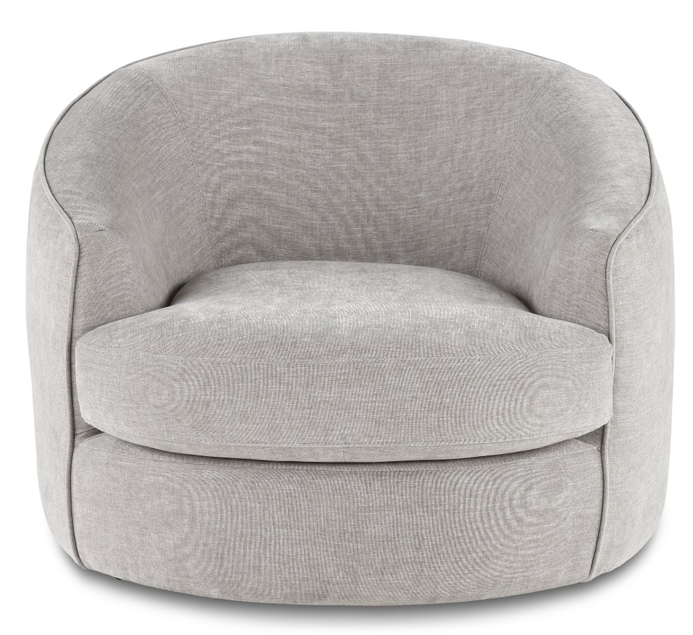 Mimi Gray Swivel Chair