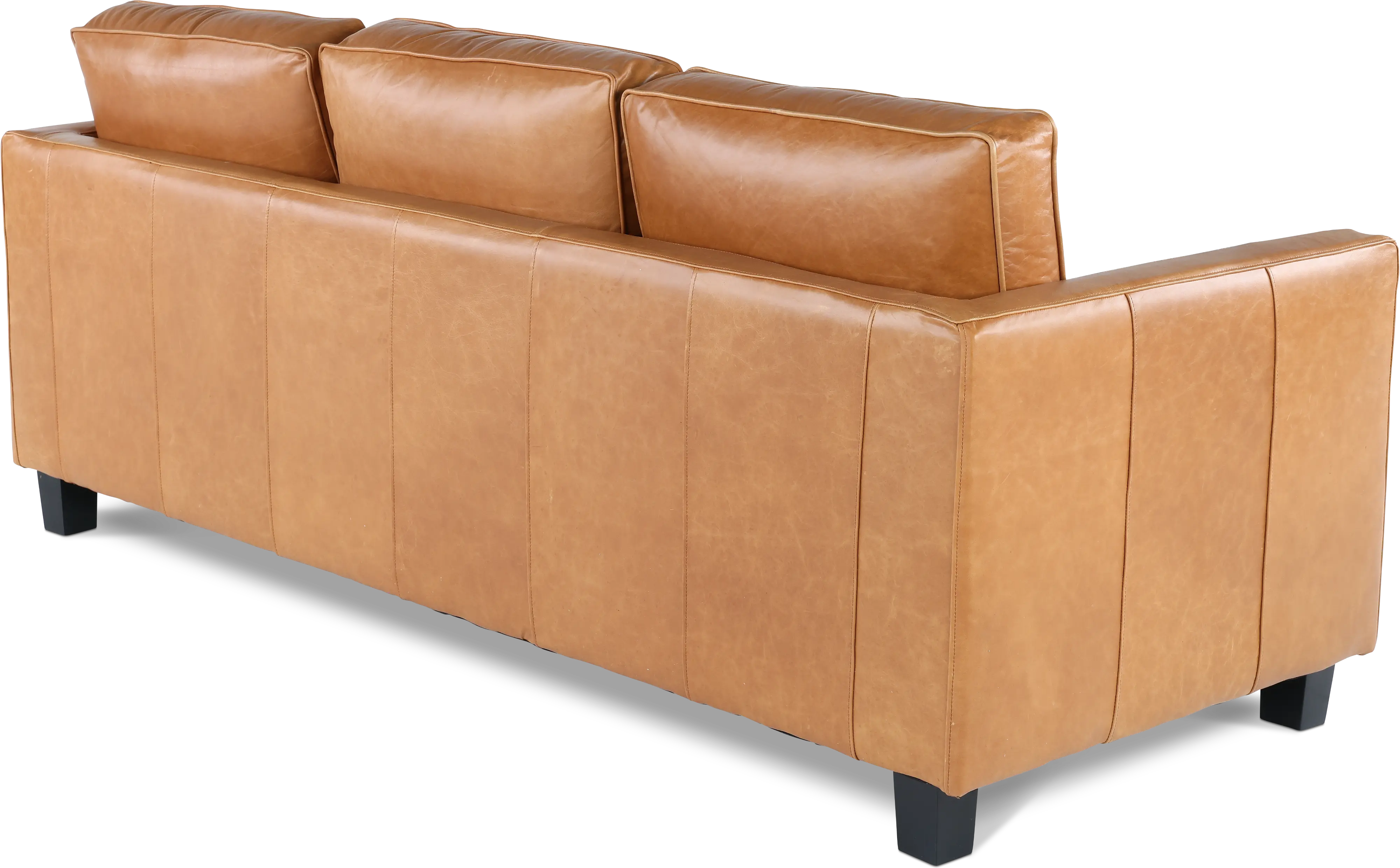 Winston Chestnut Brown Leather Sofa-5