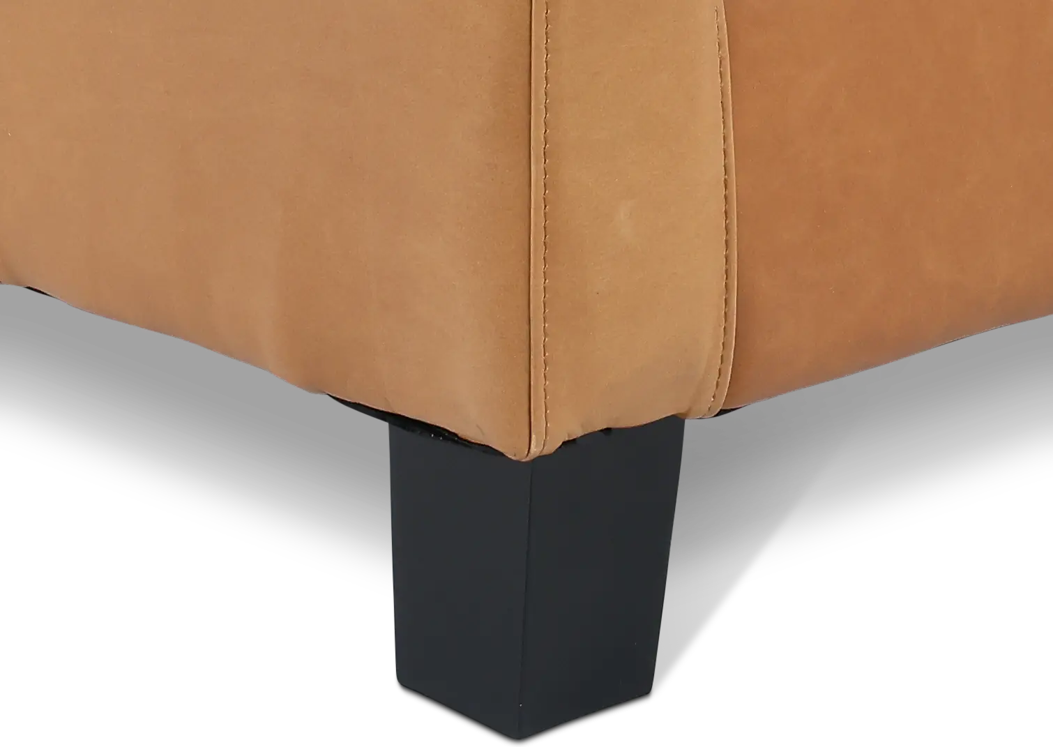 Winston Chestnut Brown Leather Sofa-6