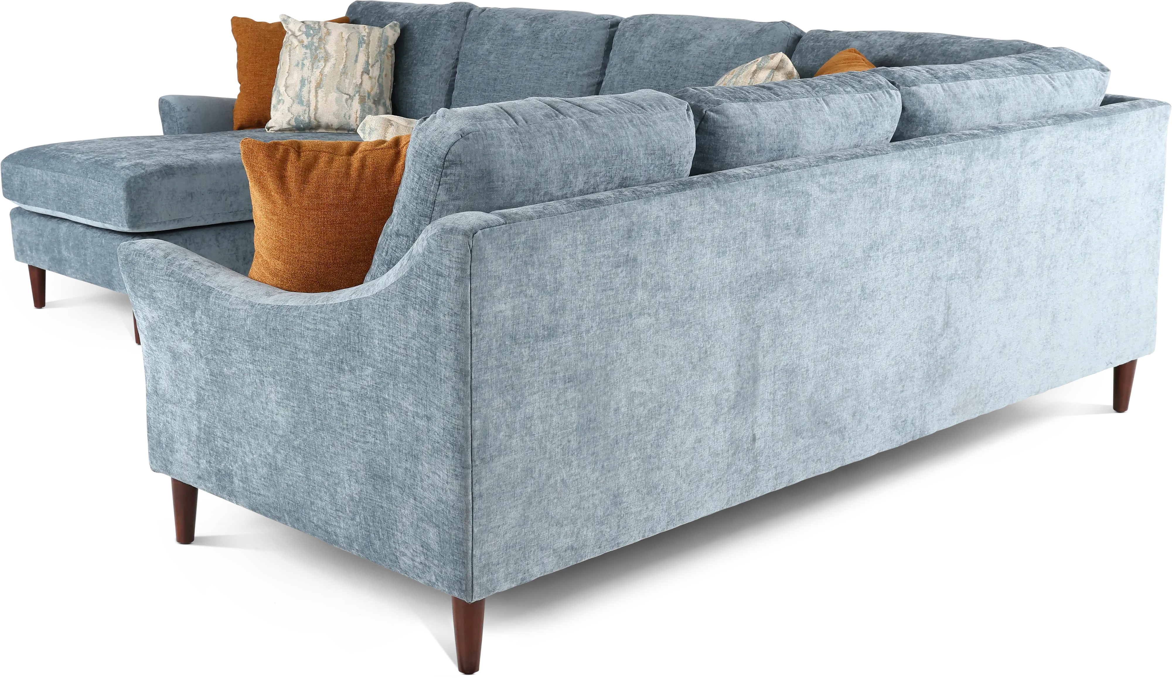 Kinley Blue 3 Piece Sectional-4