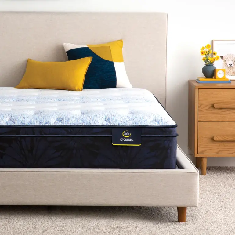 700716-3050 Serta Classic Dorian Plush Euro Top Queen Mattress-2