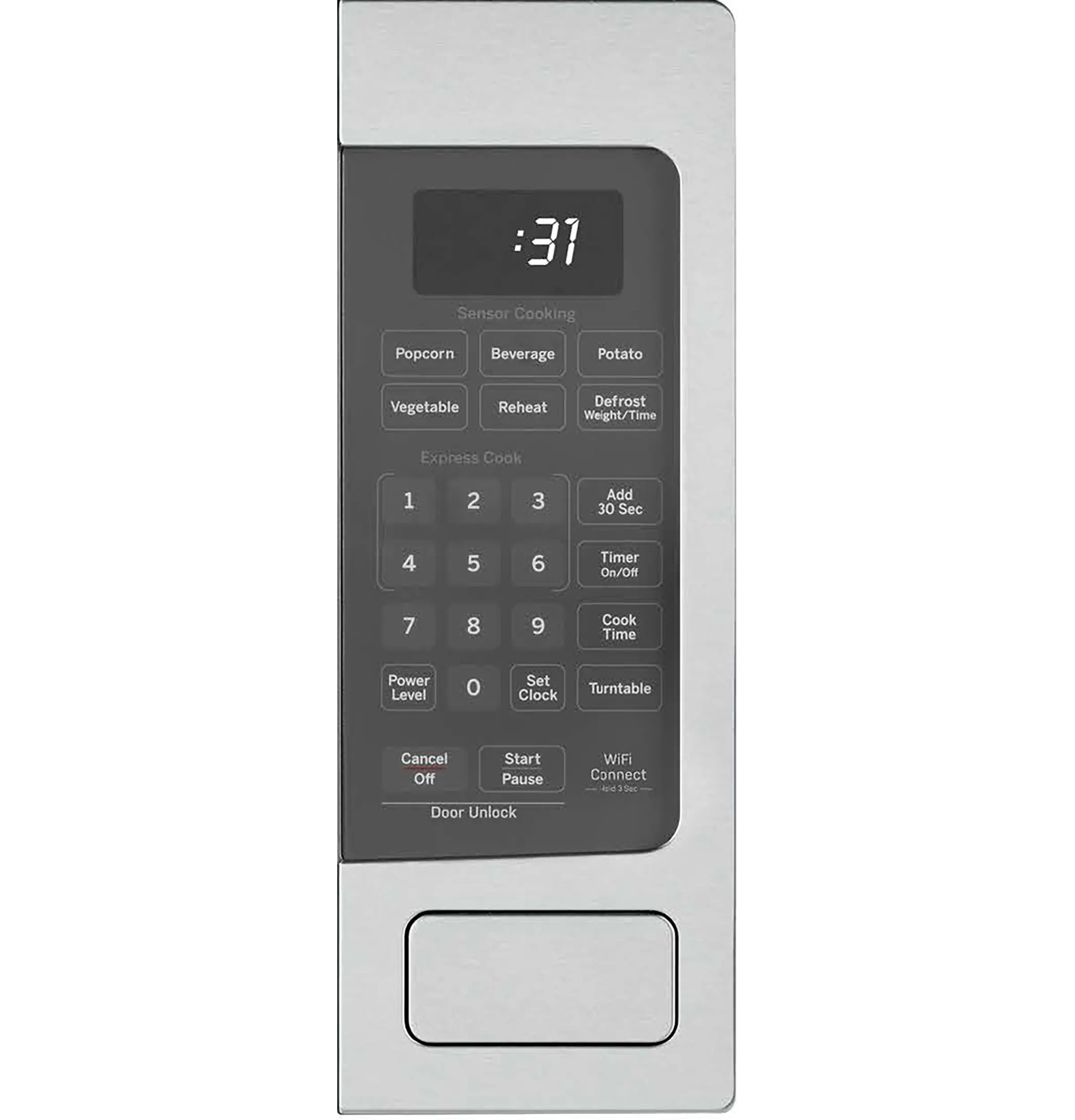 PCHK11S1WSS GE Profile 1.1 Cu Ft Countertop Microwave - Stainless Steel-3