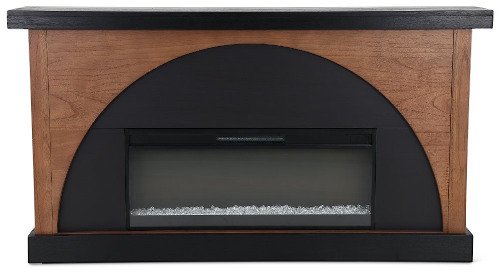 Gabriella Fireplace Mantel with Crystal Insert