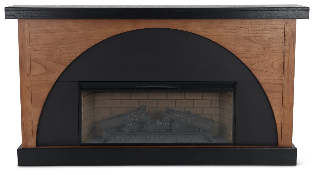 Gabriella Fireplace Mantel with Log Insert