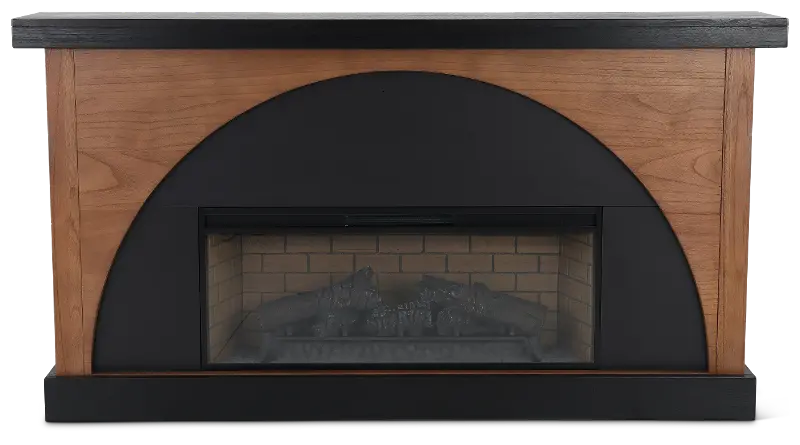 Gabriella Fireplace Mantel with Log Insert