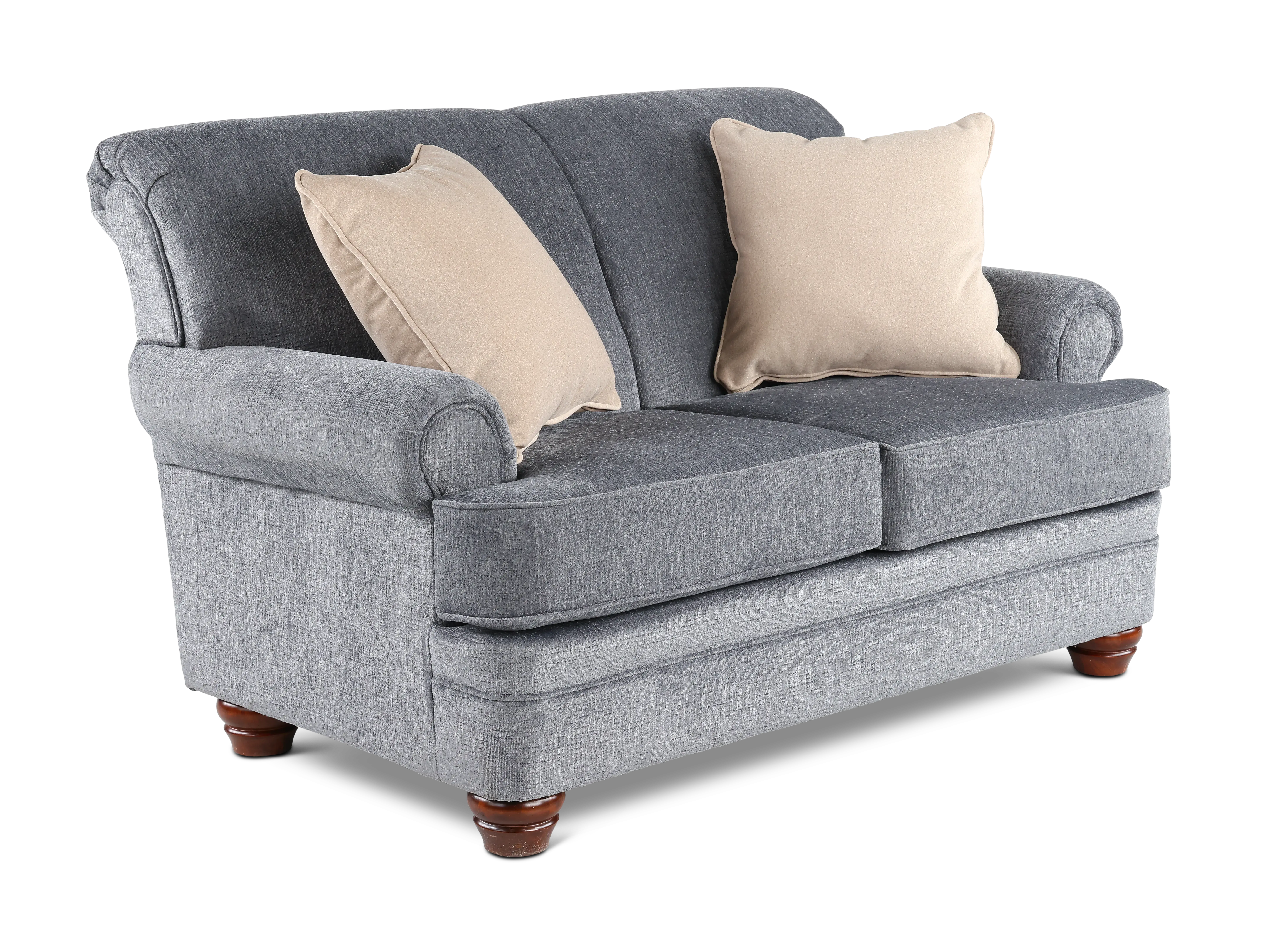Wimbledon Pewter Gray Loveseat-2