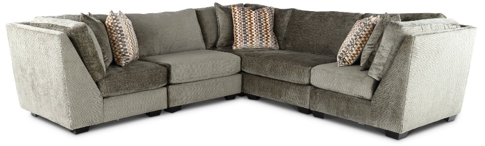 Daniel Olive Green 5 Piece Modular Sectional