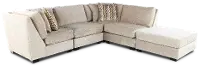 Daniel Desert Sand 5 Piece Modular Sectional