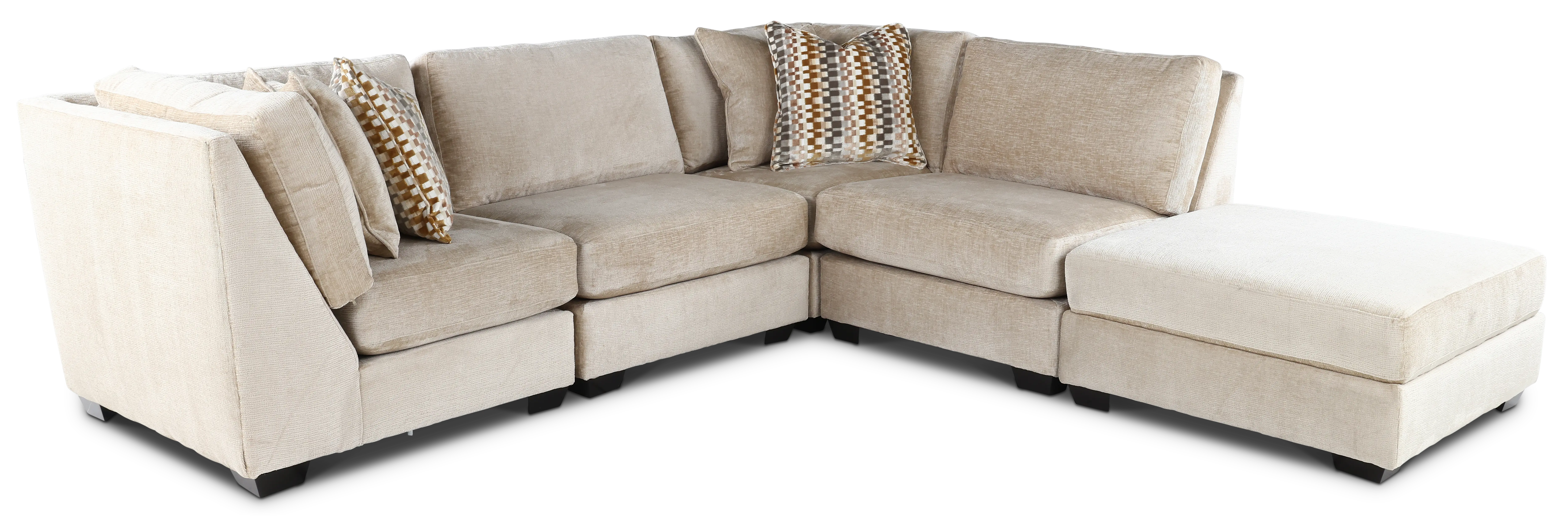 Daniel Dessert Sand 5 Piece Modular Sectional-1