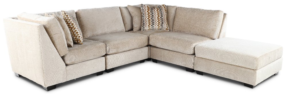 Daniel Dessert Sand 5 Piece Modular Sectional