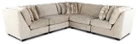 Daniel Desert Sand 5 Piece Modular Sectional