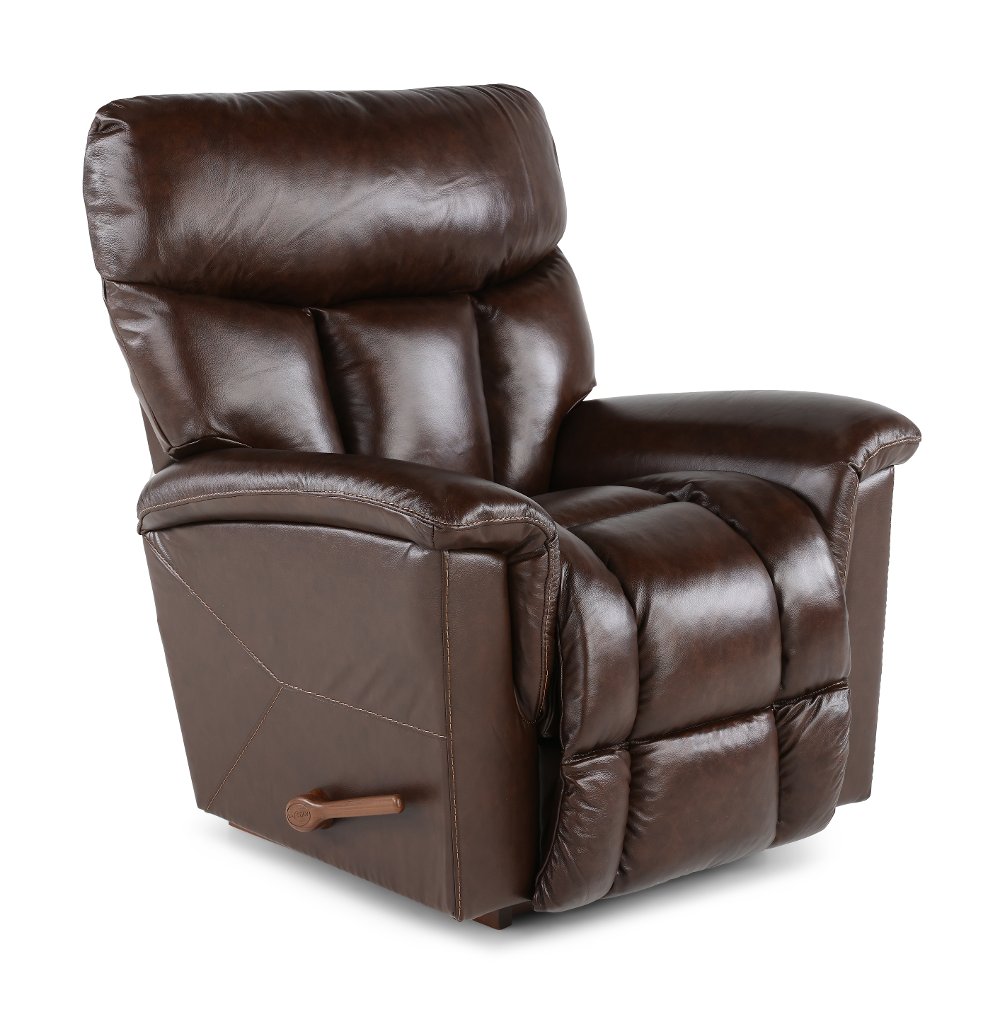 Mateo Chocolate Leather Rocker Recliner